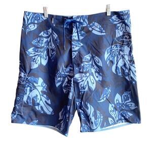 Crazy Shirts Hawaiian Floral Board Swim Trunk Short 38